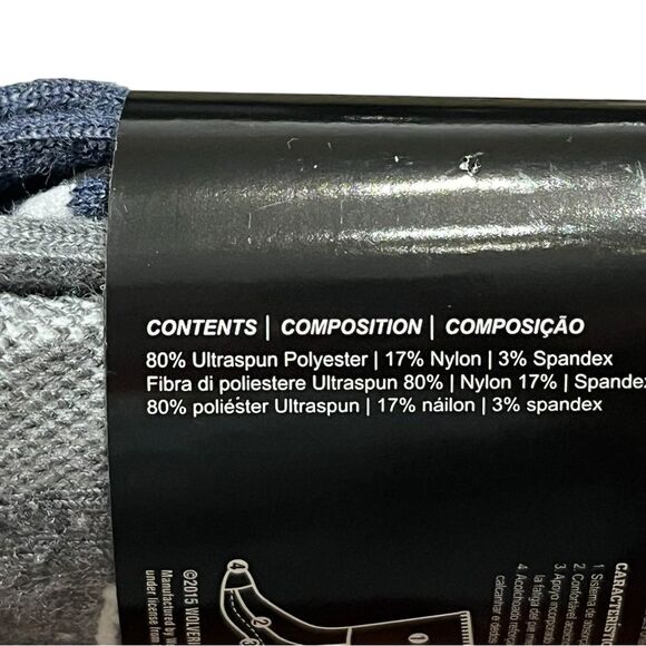 Harley-Davidson Wolverine All Weather Socks, 2 Pairs, Size M, NWT - Picture 5 of 6